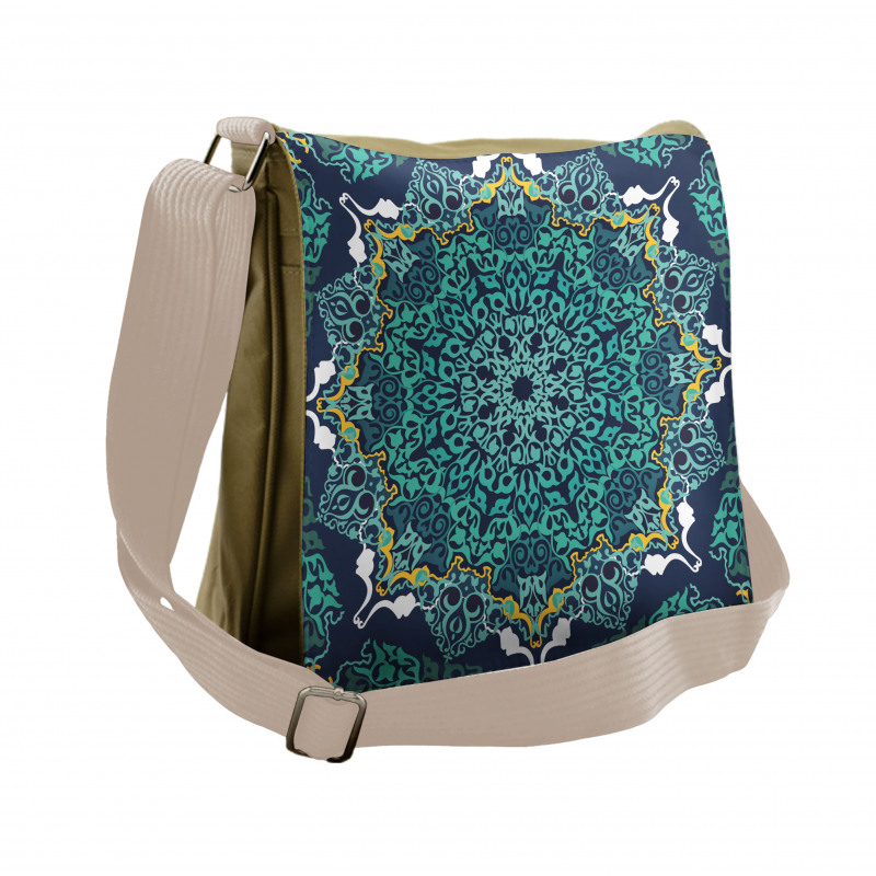 Ottoman Motif Messenger Bag