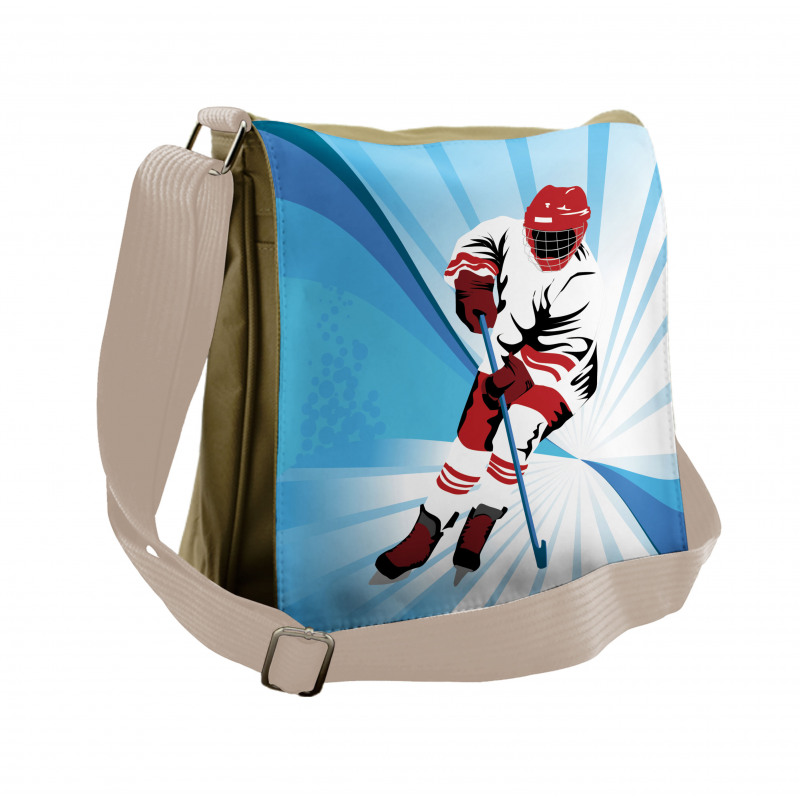 Player Strong Shot Goal Messenger Bag