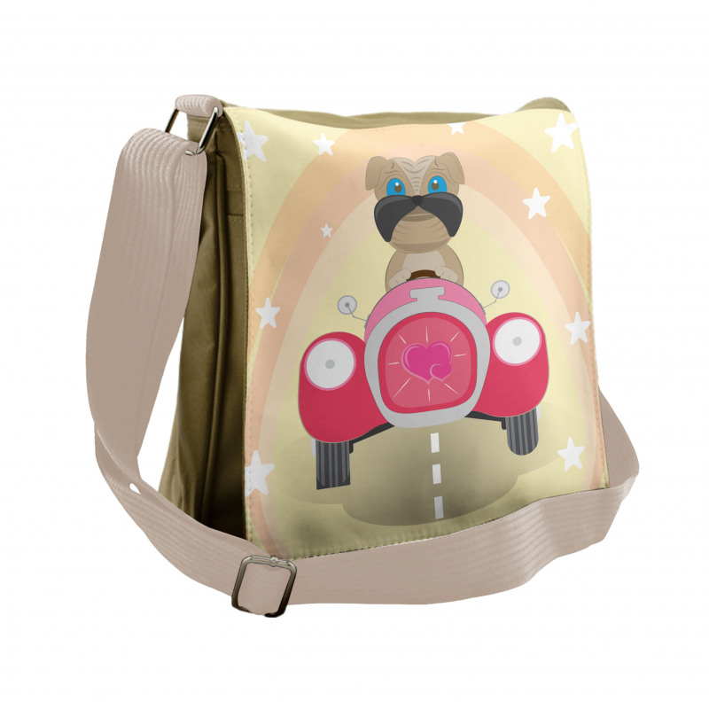 Superhero Puppy Messenger Bag