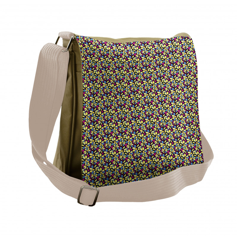 Daisy Graffiti Messenger Bag