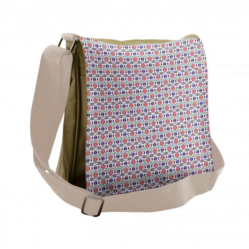 Timeless Eastern Motifs Messenger Bag