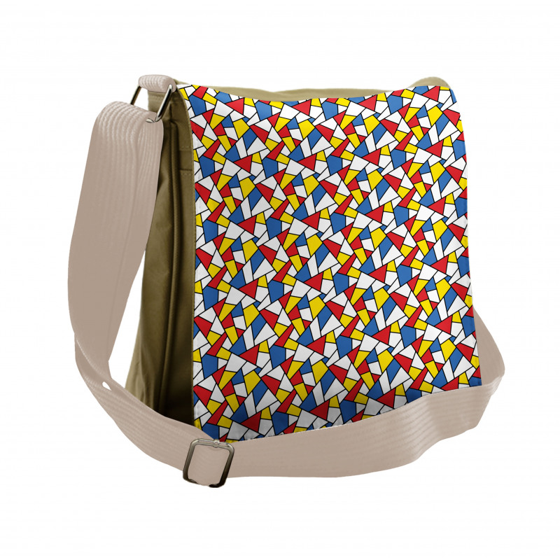 Colorful Stained Glass Messenger Bag