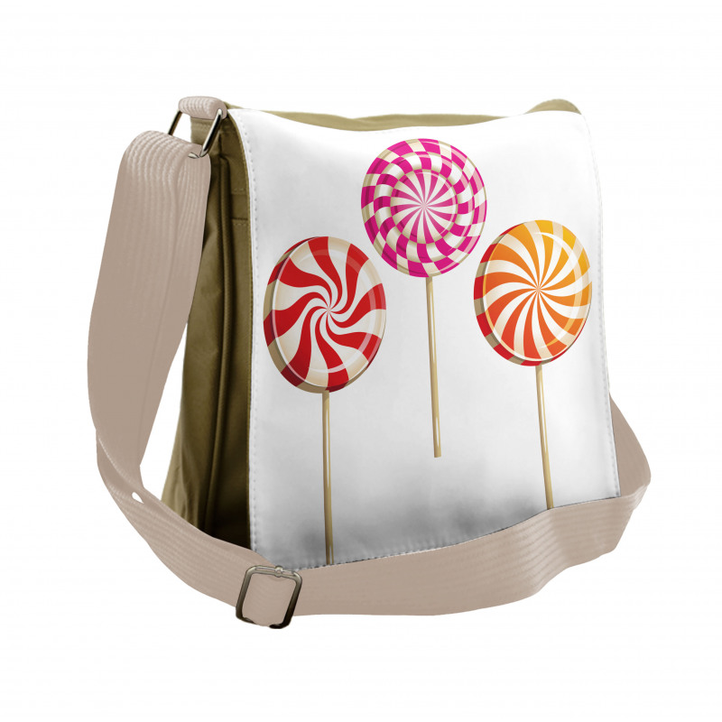 Lolly Pops on Sticks Messenger Bag