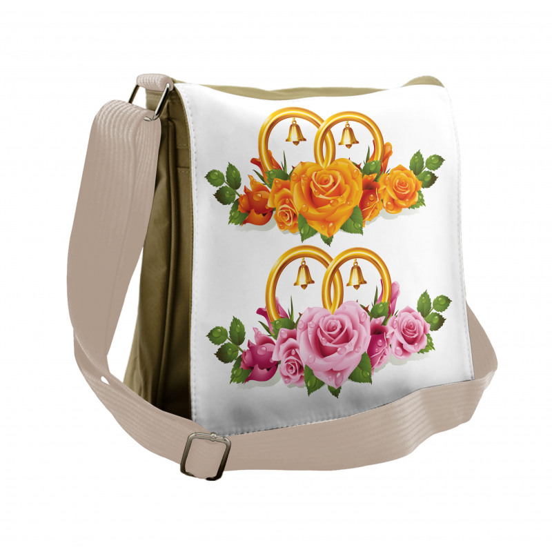 Roses Rings Messenger Bag