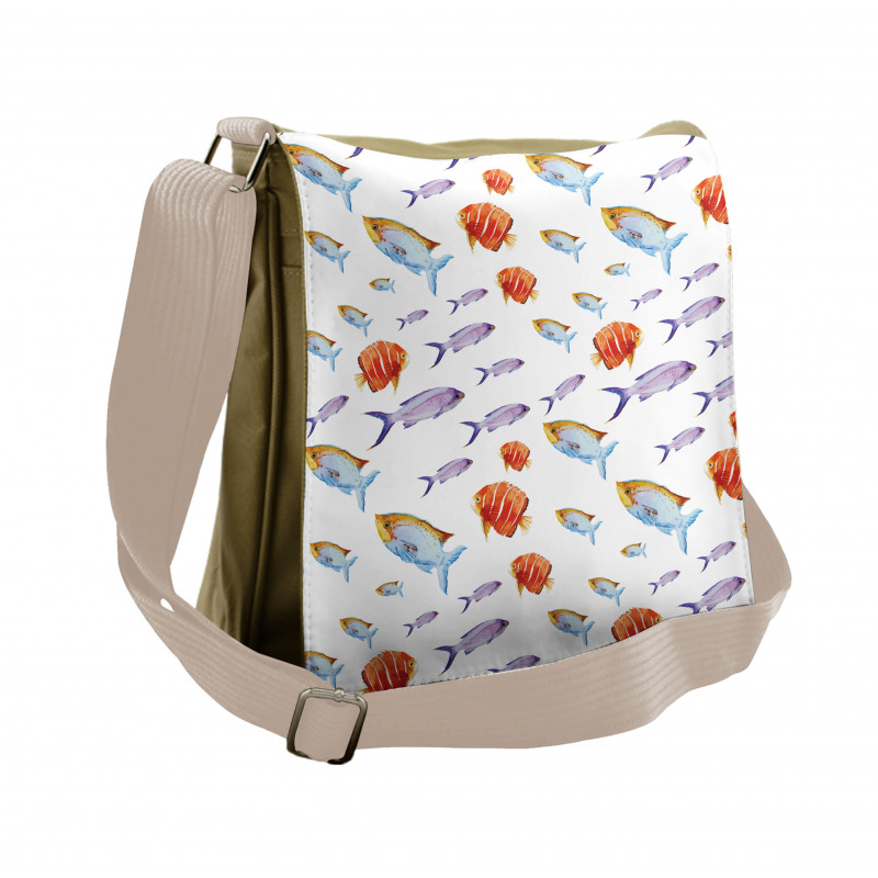 Goldfish and Mackerel Messenger Bag