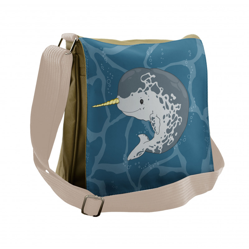 Happy Arctic Mammal Messenger Bag