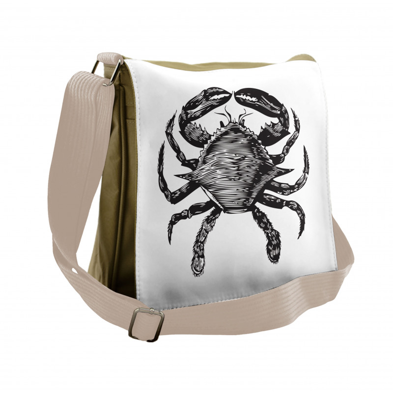 Crustacean Family Artwork Messenger Bag