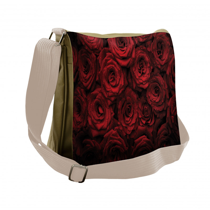 Drops of Blooming Bouquet Messenger Bag