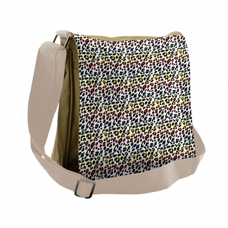 Colorful Mammal Messenger Bag