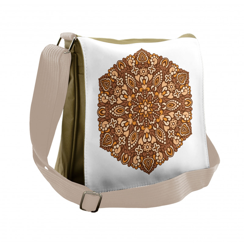 Ornate Mandala Messenger Bag