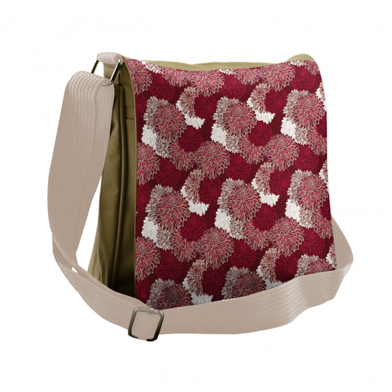 Chrysanthemums Messenger Bag