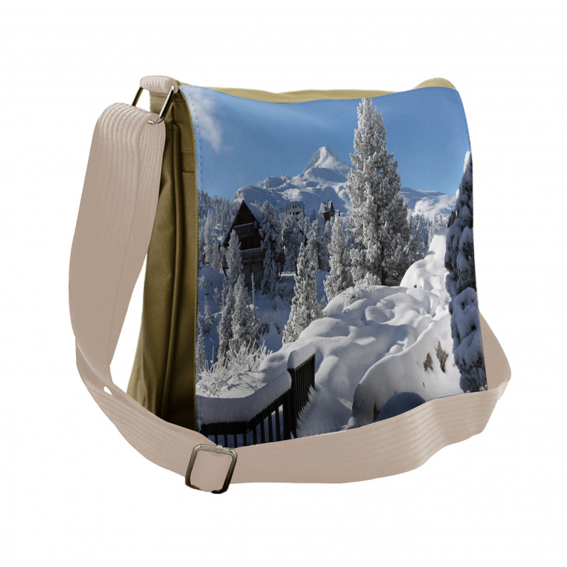 Winter Season in North Messenger Bag