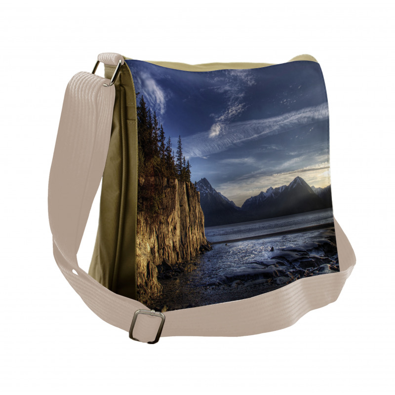 Turnagain Arm Beach Messenger Bag