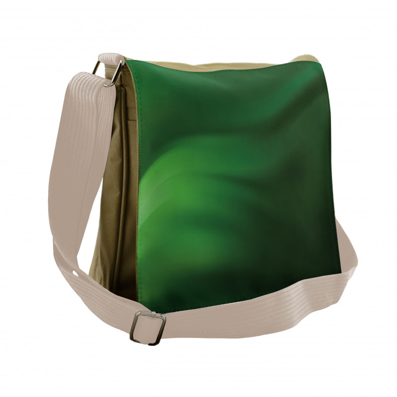 Green Ombre Effect Messenger Bag