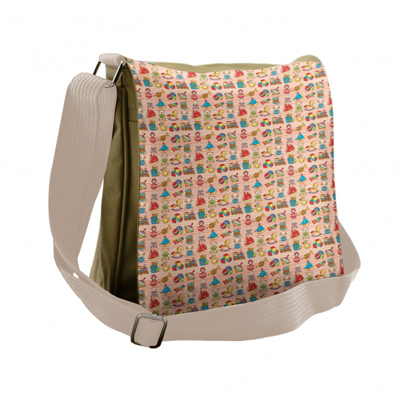 Toys for Little Children Messenger Bag