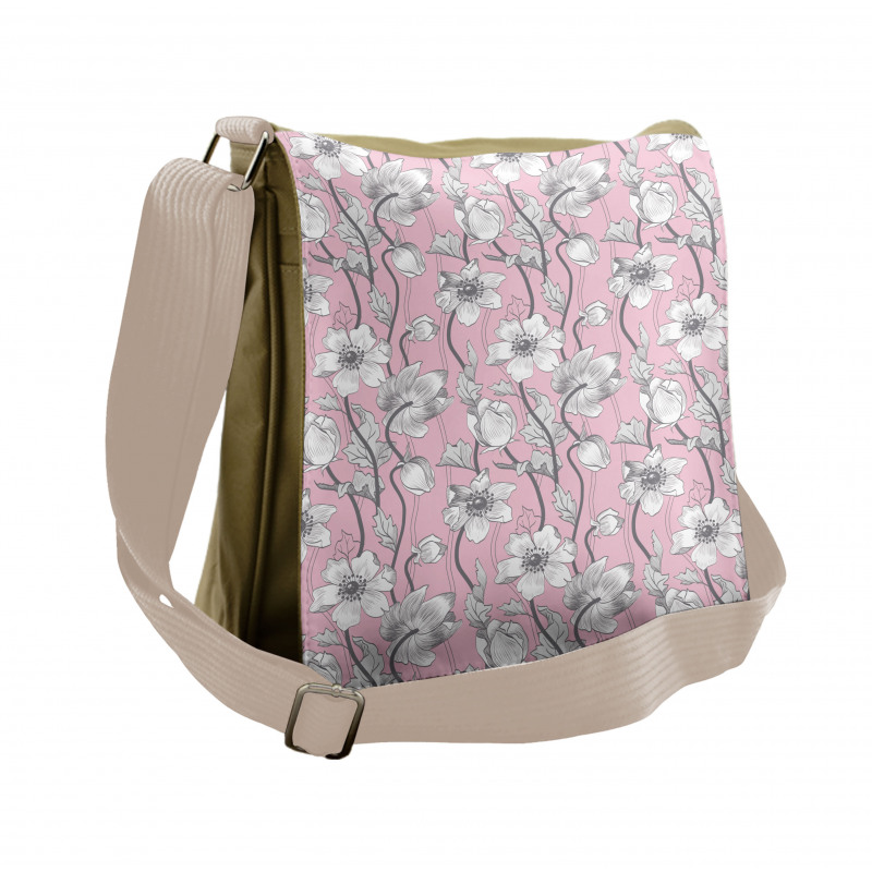 Soft Yoga Botanical Messenger Bag