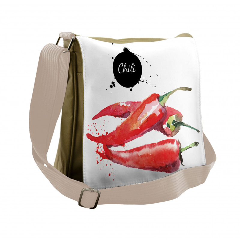 Chili Pepper Hot Spicy Messenger Bag