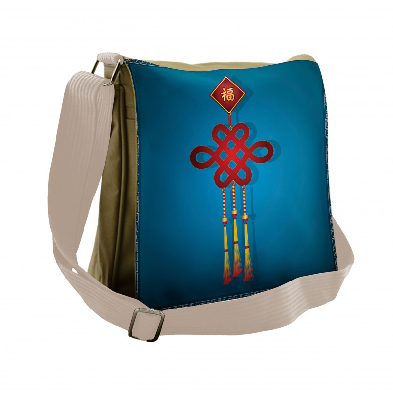 Hanging Knot Messenger Bag