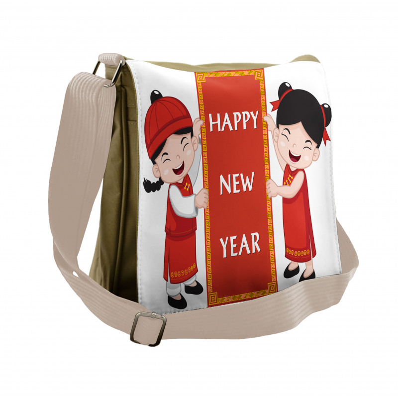 Happy Children Messenger Bag