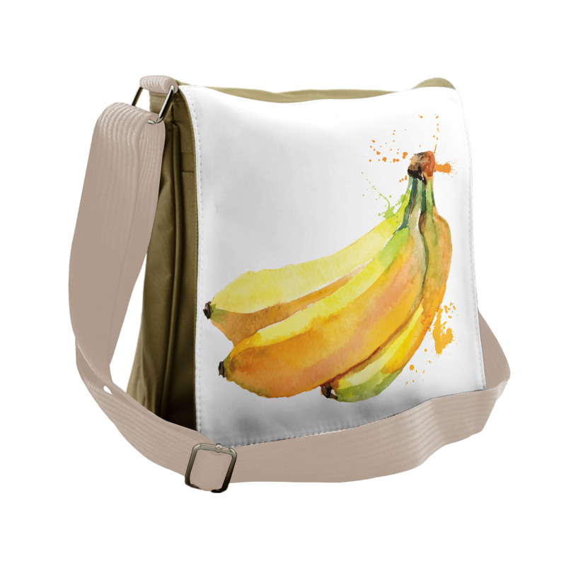 Tropical Illustration Messenger Bag