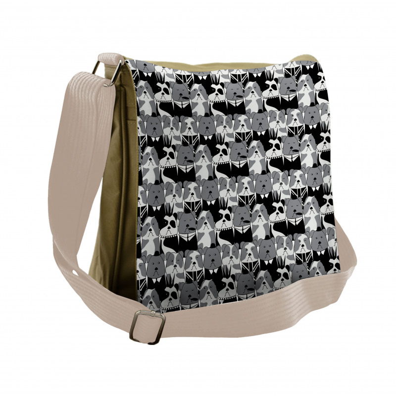 Gentlemen Punk Animals Messenger Bag