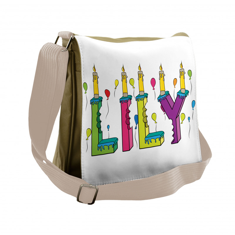 Joyful Letters Birthday Messenger Bag