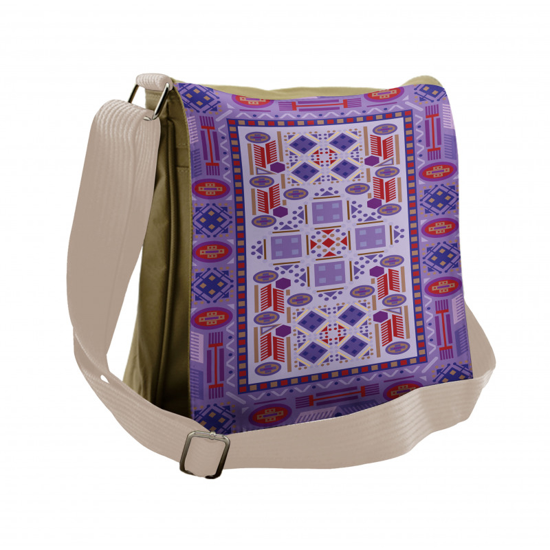 Timeless Eastern Motif Messenger Bag