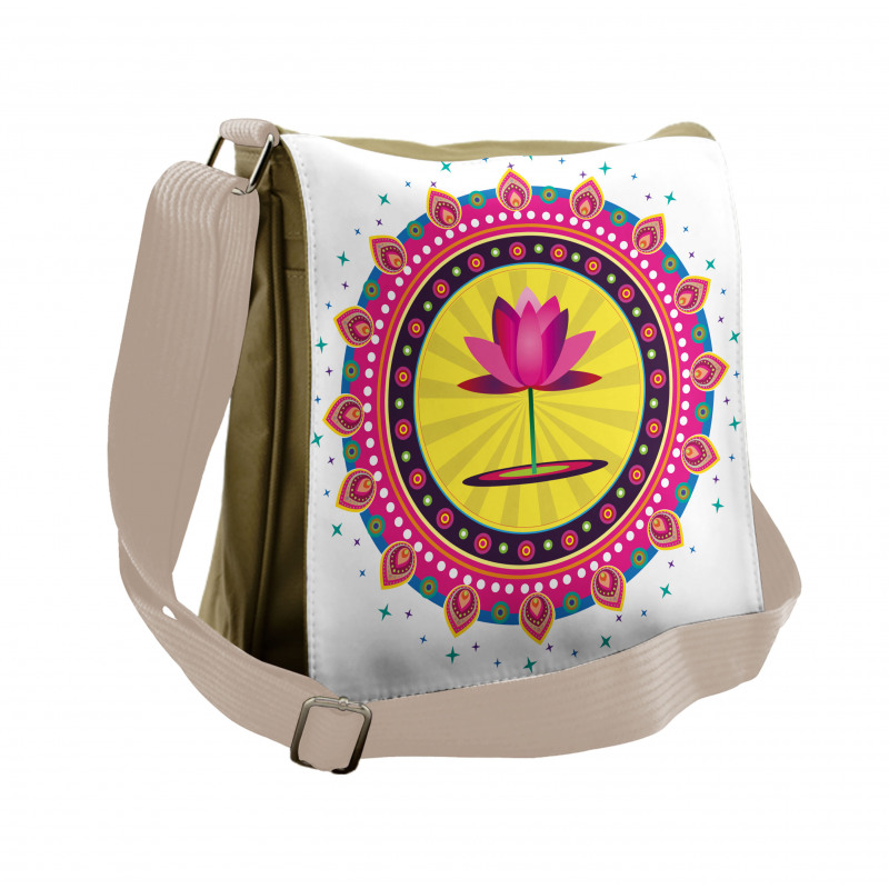 Boho Ornament Messenger Bag