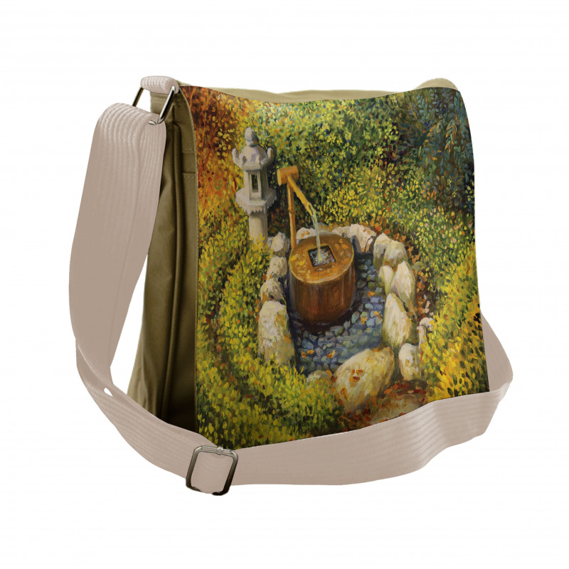 Water Basin Lantern Messenger Bag