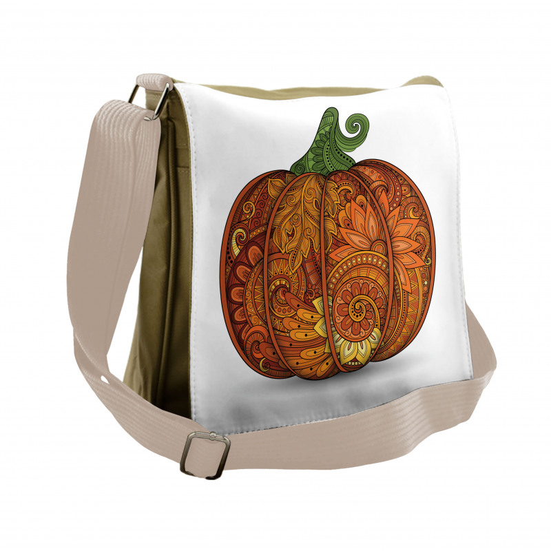 Style Pumpkin Messenger Bag