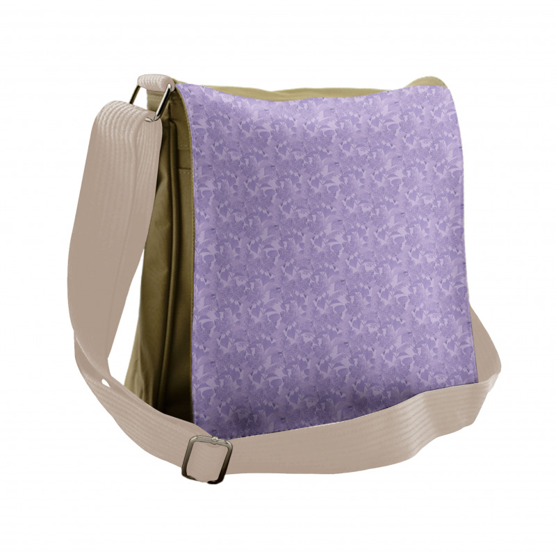 Romantic Syringa Garden Messenger Bag