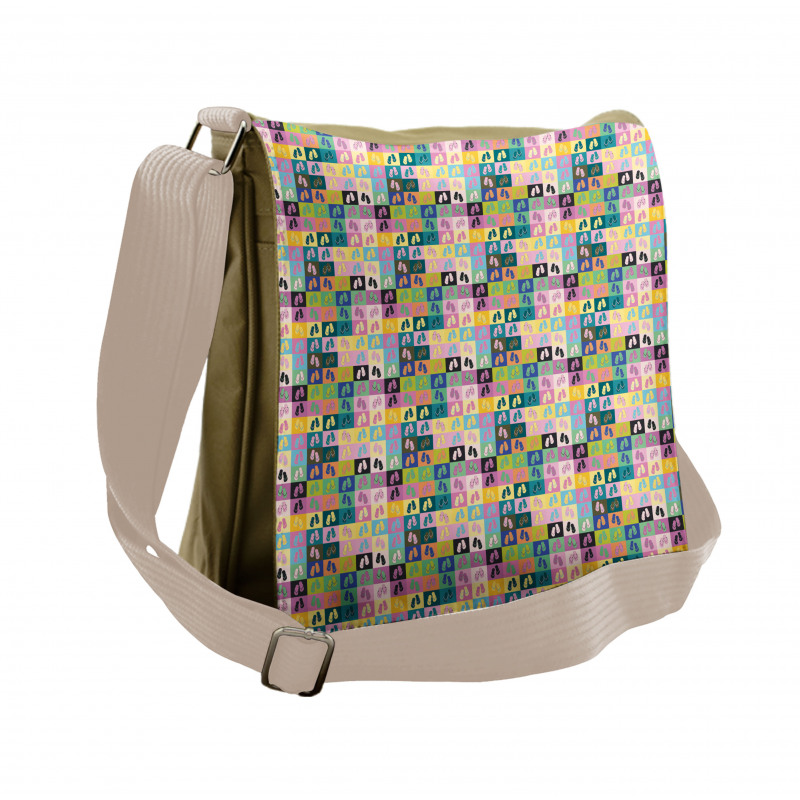 Multi Formed Pairs Messenger Bag