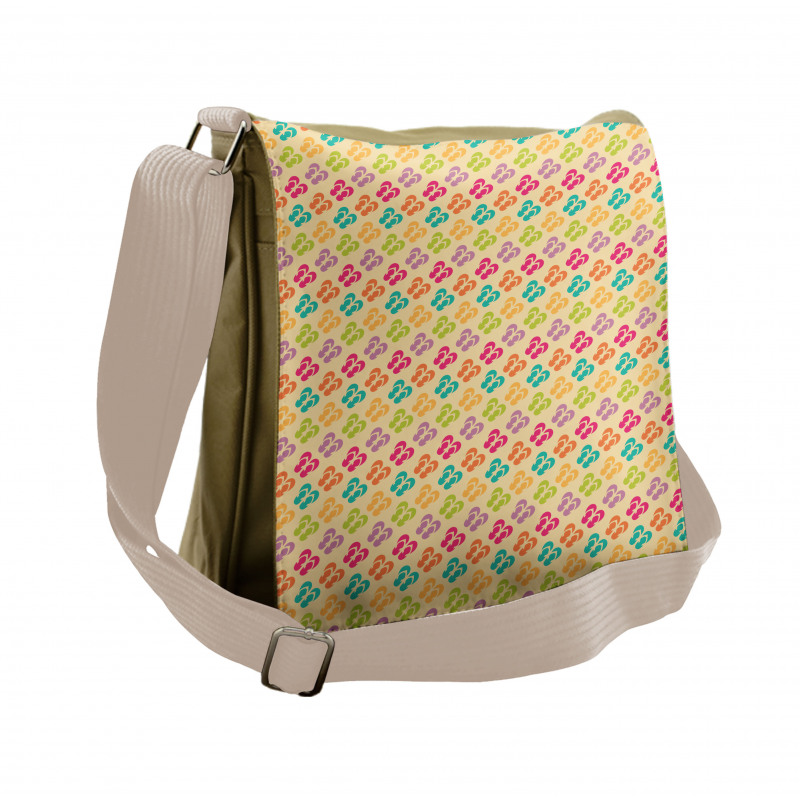 Repeating Pattern Messenger Bag