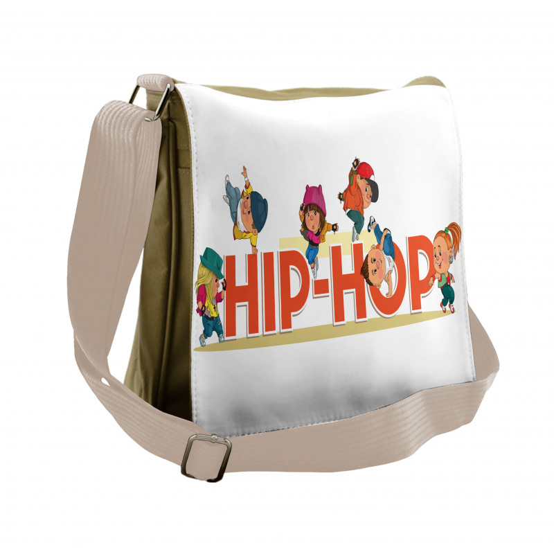 Hip Hop Moonwalk Dance Messenger Bag