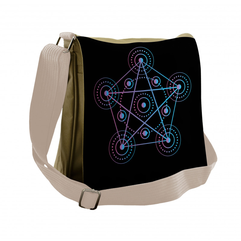 Geometry Messenger Bag