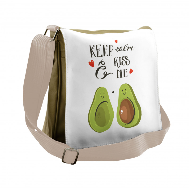 Avocado Lovers Messenger Bag
