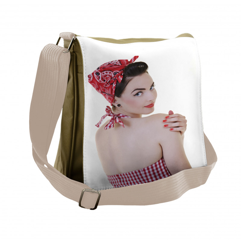 Halter-Neck Bikini Lady Messenger Bag