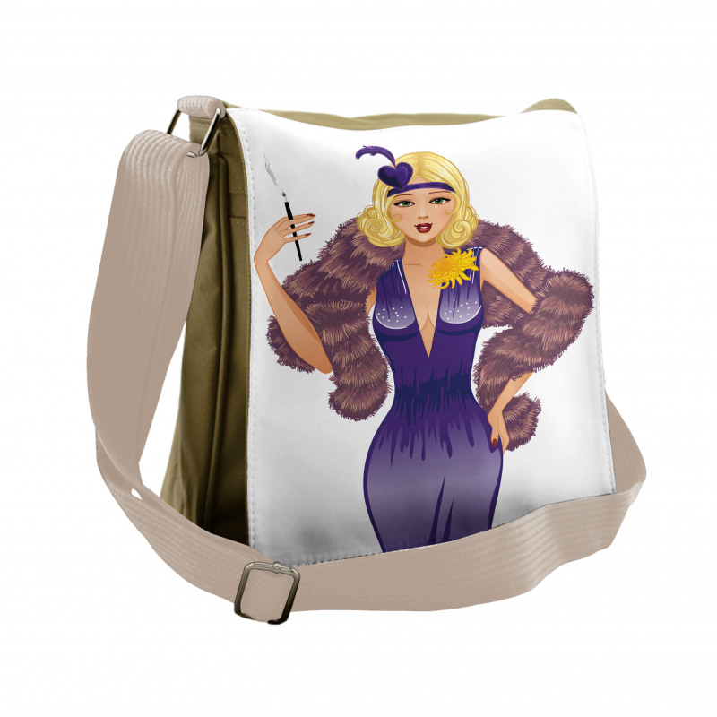 1930s Style Blondie Messenger Bag