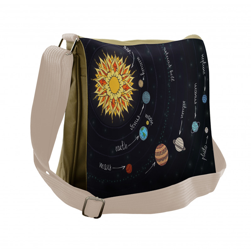 Solar System Messenger Bag