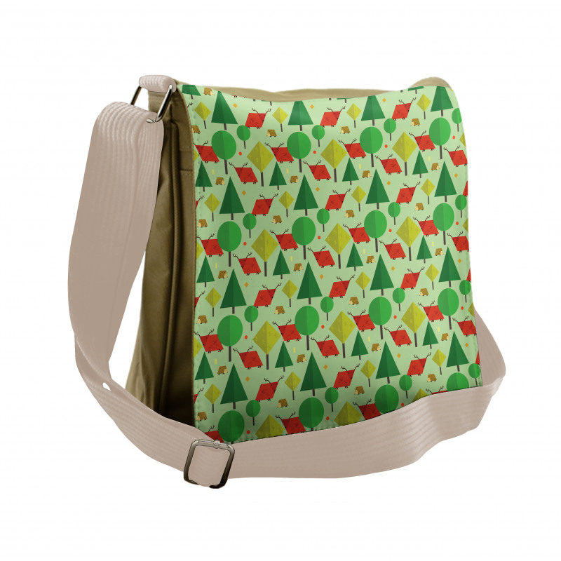 Hedgehog Deer Messenger Bag