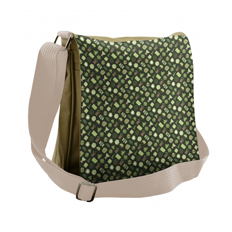 Eco Woodland Messenger Bag