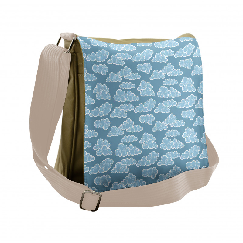 Doodle Style Weather Messenger Bag