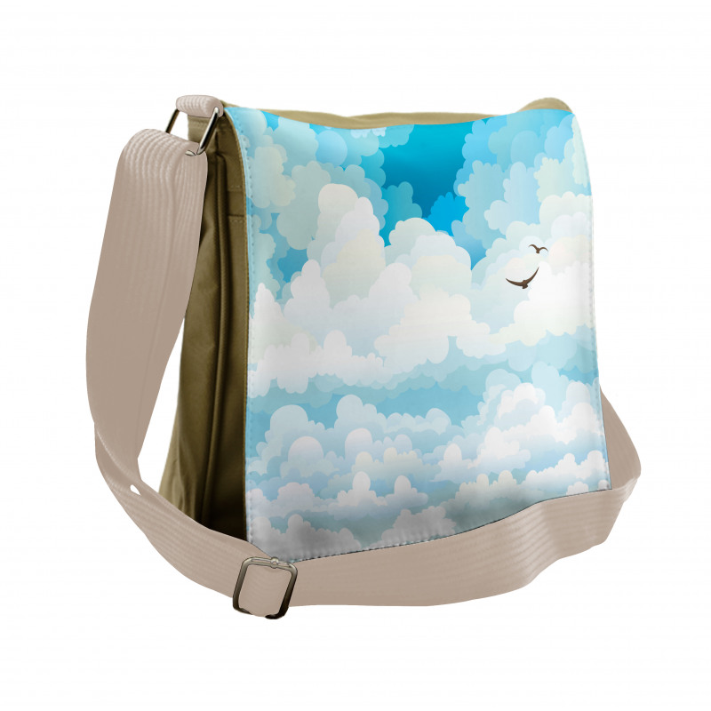 Silhouettes of Birds Messenger Bag