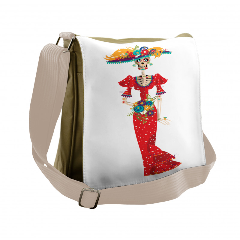 la Calavera Catrina Messenger Bag