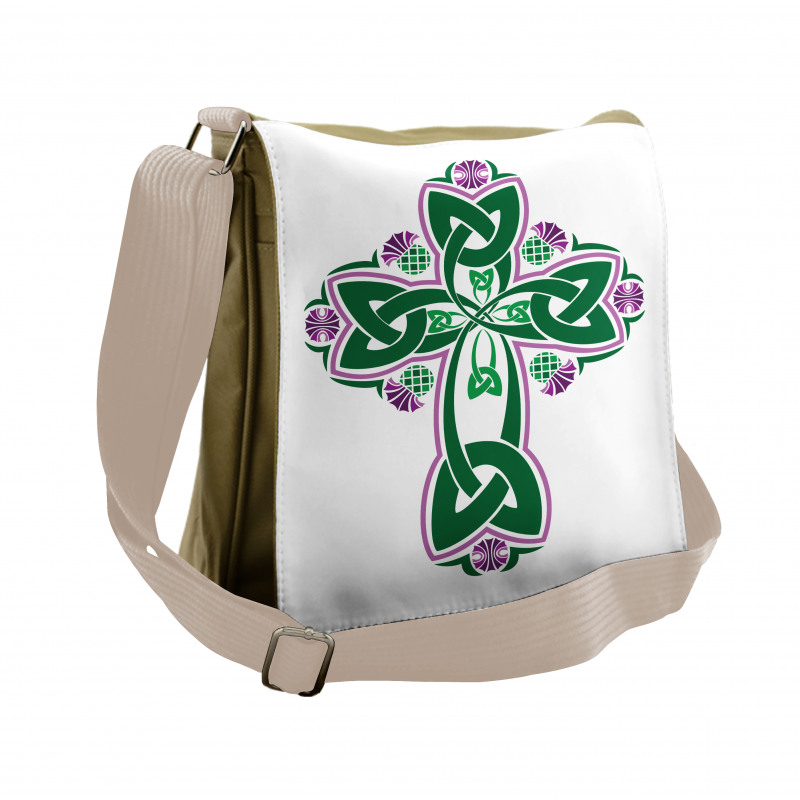 Celtic Everlasting Knot Messenger Bag