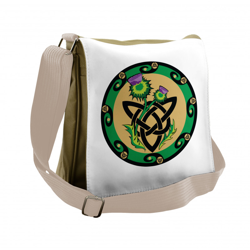 Knot Thorns Stem Messenger Bag