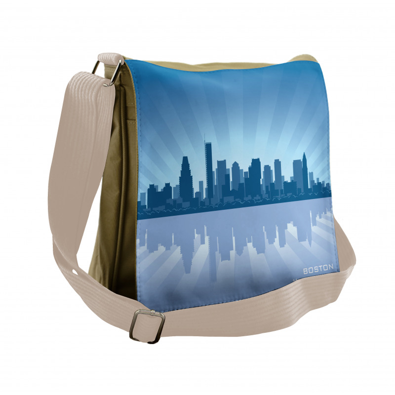 Reflection in Water Messenger Bag