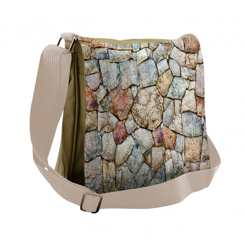 Rustic Natural Wall Messenger Bag