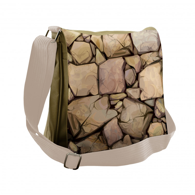 Cottage Stone Wall Messenger Bag