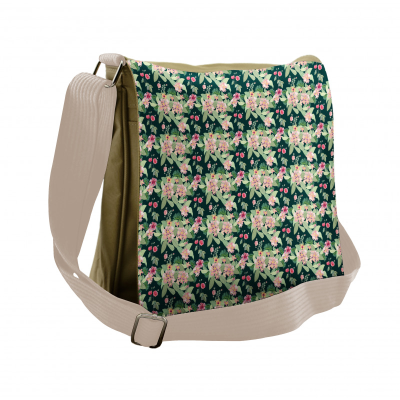 Garden Design Messenger Bag